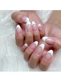 定番！白フレンチネイル♪