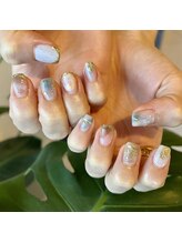 リファインネイル(refinenail)/ミラーニュアンスネイル