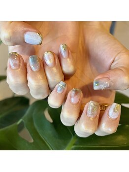 リファインネイル(refinenail)/ミラーニュアンスネイル