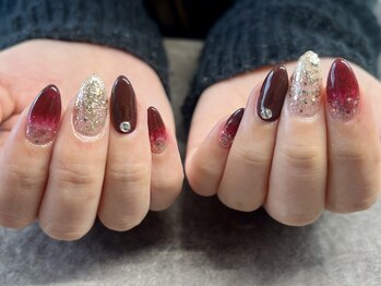 アット(Att)/ボルドーグラデーション