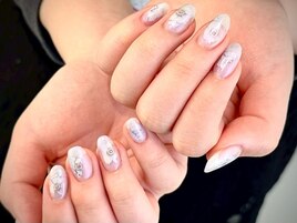 フラワーニュアンスネイル☆