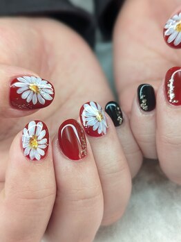 onecolor × flower art