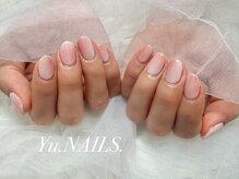 ユーネイルズ 恵比寿(Yu.NAILS.)/桃ネイル◎じゃわうるんネイル