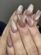 ダブリューネイル(W NAIL)の写真/キラキラマグネットも◎爪が綺麗に見える透明感カラーでオフィス・日常も華やかに♪(39文字)
