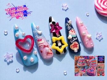 リバティ(liberty)の写真/パーツもカラーも500種以上。オーナーが可愛いと確信する独自の調合だからこそ、想像を超える指先へ★