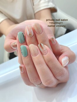 プライベート ネイルサロン マーマ(murmur)/おしゃれニュアンスネイル
