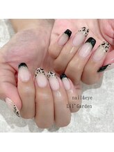 リルガーデン 新宿南口(Lil' Garden)/秋★ヒョウ柄フレンチネイル