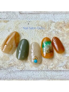 ネイルサロン クイル(QUILL)/９月キャメル（３）