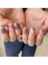 リファインネイル(refinenail)/グレーシンプルネイル