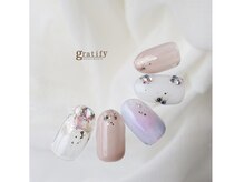 グラティフィー(gratify)/大人可愛い♪紫陽花カラーネイル