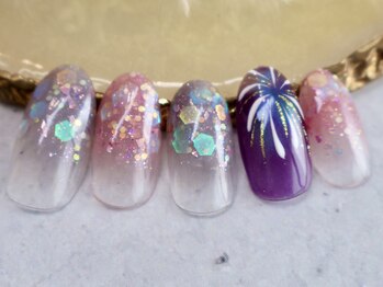 ロシェ(Rocher)/花火ネイル【パラジェル】