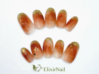 エリクサーネイル 長堀橋(Elixir Nail)/定額aシンプル/クーポン使用