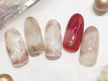 プルトワ(pourtoi)/シンプルタイダイネイル☆