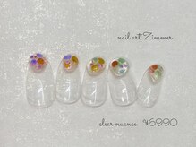 ネイルアート ジマー/クリアニュアンスコース¥6990