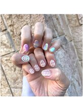 プルースラウンジ トウキョウ(Plus Lounge TOKYO)/POPなちぐはぐネイル♪