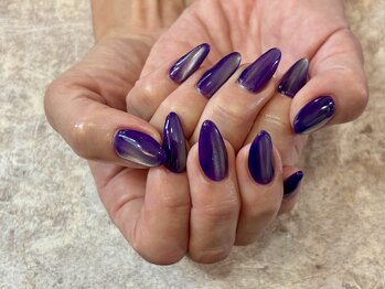 ガーデン ヘア&エステ&ネイル Garden/紫マグネット