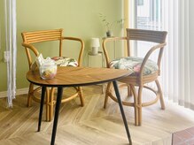 ランプリール アイラッシュサロン/受付のお席☆