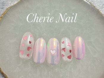 シェリーネイル(Cherie Nail)/キラキラハートネイル★