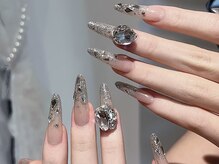 大宮人気★高再現xトレンドネイル専門店♪【埋め尽くしネイル/ストーンネイル／純ネイル／パールネイル】