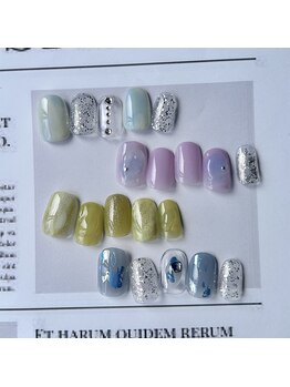 アイネイルズ 梅田店(I nails)の写真/洗練された大人可愛いデザイン得意です♪シンプルの中に上品さをプラス☆[梅田]