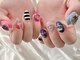 Le'a Nail salon【レア】の写真/【カラー&パーツに加えラメ・マグネット含め250種類以上】持ち込みの再現性に自信◎大切なご予定前に★