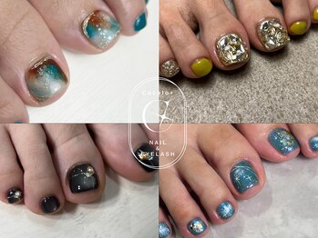 ココロプラス(Cocolo+)の写真/【ハンドフット同日施術◎】サンダルの季節到来|足先から”夏仕様”で華やかに♪