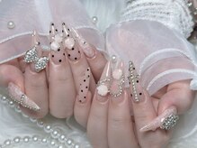 サリーネイルラボ(Sully Nail Lab)/リボン付けネイル