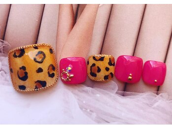 エンジェルビューティーネイルアンドアイラッシュ(Angel Beauty nail&eyelash)/秋冬トレンドフットネイル