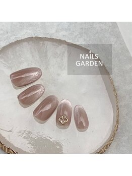 ネイルズガーデン(NAILS GARDEN)/マグネットフレンチネイル