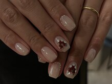 ガレージネイル(GARAGE Nail)/手書きハート×ホロ