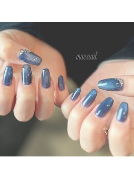 ムッチョネイル(muc.nail)/ネイビーマグネットで冬らしく