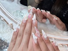 サリーネイルラボ(Sully Nail Lab)/バラとレースネイル