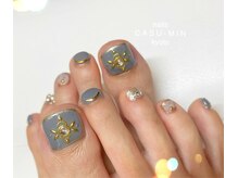 ネイルズ カスミン(nails CASU-MIN)/ダークブルーで大人っぽい