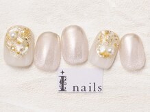 アイネイルズ 池袋店(I-nails)/ビジューオーロラブライダル