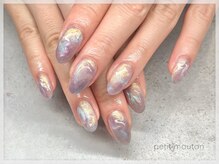 プチムトン 鶯谷店(petit mouton)/【うねうね水面ネイル】