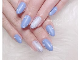 紫陽花ネイル/マット