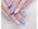 紫陽花ネイル/マット
