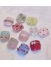 【フットネイル】★定額サンプル☆親指アート