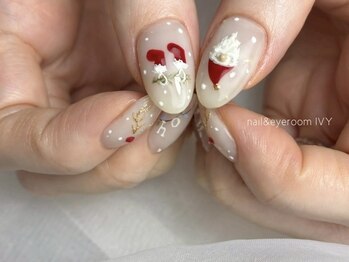 アイヴィー(IVY)/xmas/クリスマス/サンタ/手描き