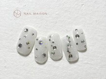 ネイルメゾン 梅田(NAIL MAISON)/キラキラダイヤ風