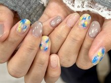 ナンバーネイル 立川(N゜Nail)/Blue nuance nail