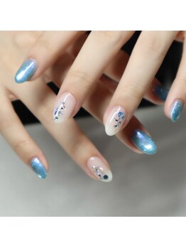 アンジェリック 上大岡店(Angelic)/夏のシンプルマグネットネイル