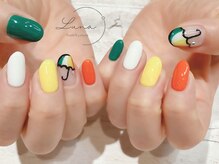 ネイルアンドまつ毛エクステ ルーナ イオン相模原店/アンブレラネイル