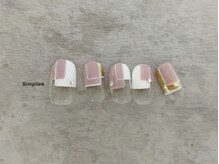 シンプリー ネイルアンドアイラッシュ 祖師谷大蔵店(Simpliee Nail&Eyelash)/7月 モード ベージュ