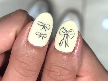 イヴ 新浦安店(Eve)/大人落書きリボン手描きパステル