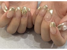 スワローネイルアイ(swallow nail eye)/ミラーフレンチネイル