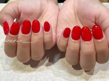 ネイルサロン イントゥ(into_)/ワンカラー レッド