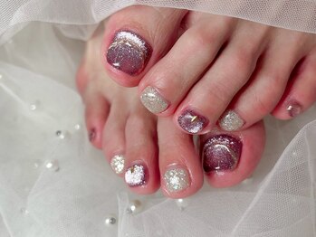 モンテリ(MONTERI)/マグネットデザインフットネイル