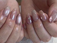 アイネイルズ 三宮店(I nails)/ちゅるんピンクネイル￥7950