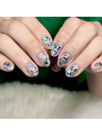 キラキラホログラムデザイン